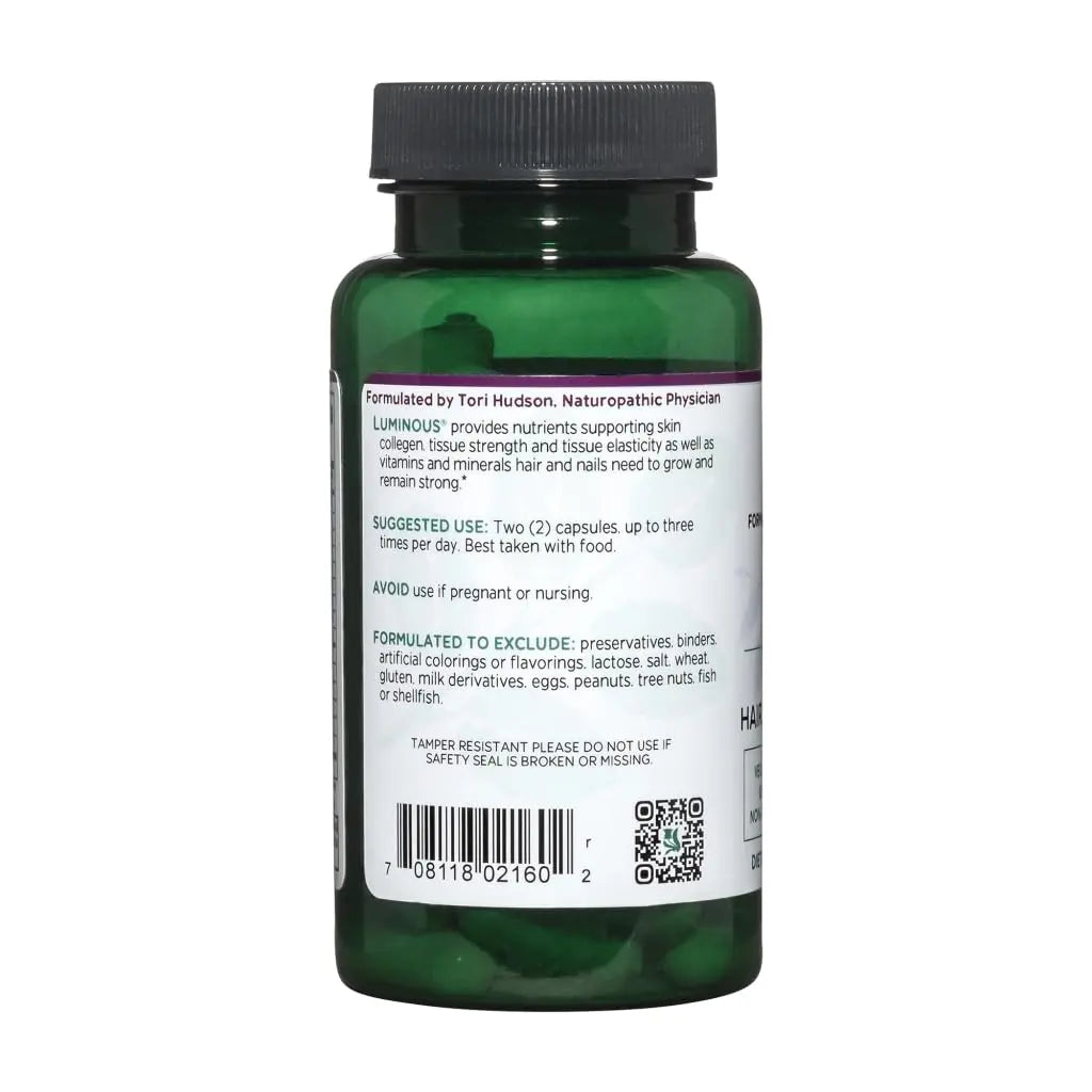 Vitanica, Luminous, Hair, Skin and Nail Support, Vegan, 60 Capsules VitanicaAu supplements