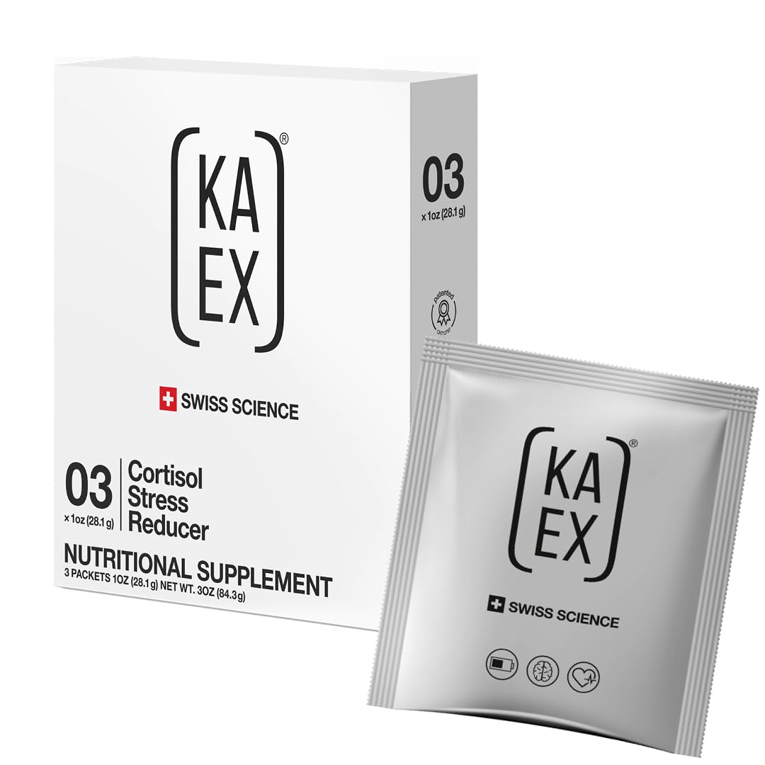 KA EX - Cortisol Stress Reducer for Athletes | Post-Workout Recovery Gamechanger | Clinically Tested and Trusted by Thousands of Pro Athletes | Swiss Science I Vegan (3 Pack) KA EXAu supplements