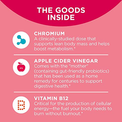 OLLY Metabolism Gummy Rings, Apple Cider Vinegar, Vitamin B12, Chromium, Energy and Digestive Health OLLYUS supplements