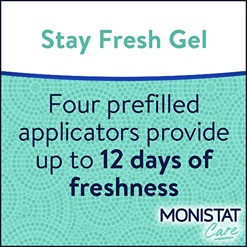 Monistat Stay Fresh Gel, Odor Eliminating Gel for Feminine Care, Fragrance Free Vaginal Gel, Prefilled MonistatAu supplements