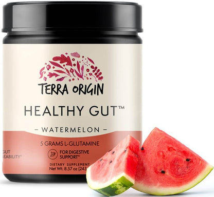 TERRA ORIGIN Healthy Gut Watermelon | 30-Servings with L-Glutamine, Zinc TERRA ORIGINUS supplements