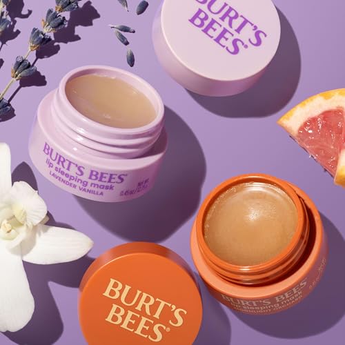 Burt’s Bees Lavender Vanilla Lip Sleeping Mask, With Hyaluronic Acid and Squalane Moisturizer To Instantly Hydrate Lips, Overnight Mask and Treatment, 0.45 oz. Burt's BeesAu supplements