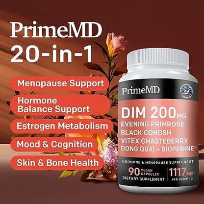 20-in-1 Menopause Supplements for Women - Dim Supplement Women - Estrogen Supplement PrimeMDUS supplements
