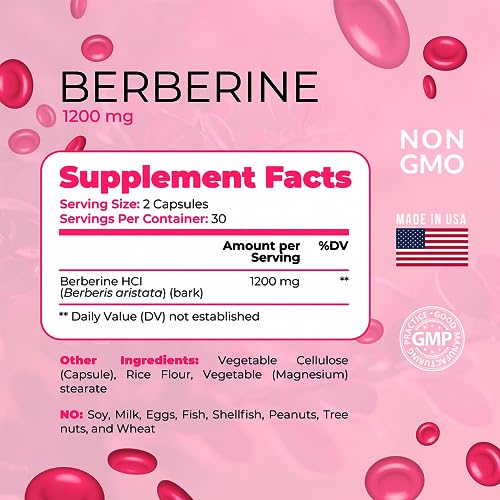 Coshisensu Berberine HCI 1200mg - Premium Berberine Supplements - 60 Capsules CoshisensuAu supplements