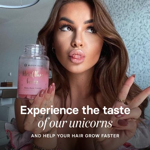 Bloom Hair Gummies for Faster Hair Growth & Biotin Vitamins for Rapid Hair Growth Bloom HairUS supplements