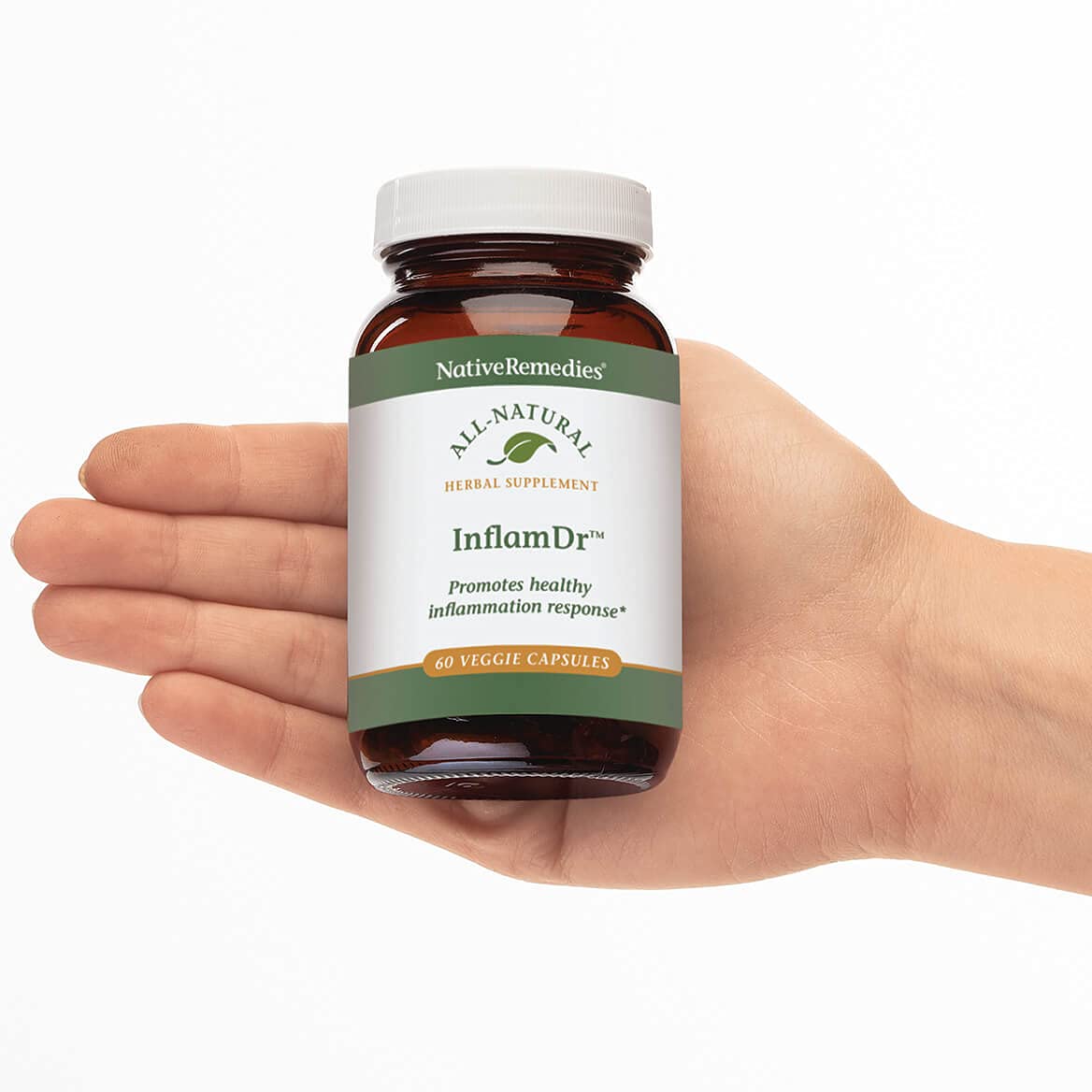 Native Remedies Inflam Dr. - All Natural Herbal Supplement Promotes Healthy Inflammation Response - Helps Fight Oxidative Stress to Cells - 60 Veggie Caps Native RemediesAu supplements