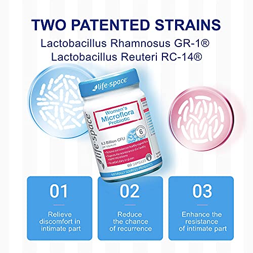 Life-Space Probiotic for Women, Support Healthy Vaginal Microflora & Comfort, BV & VVC Infection Life-SpaceAu supplements