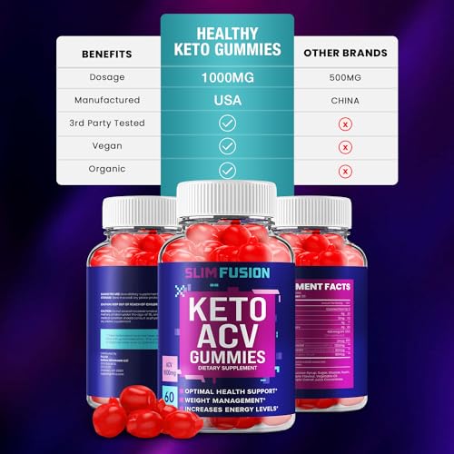 Slim Fusion Keto ACV Gummies - Keto SlimFusion ACV Advanced Formula Plus Apple Cider RillvoUS supplements