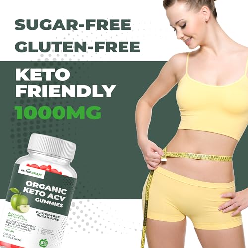 Keto ACV Gummy for Advanced Weight Loss - Gluten Sugar Free Rapid Belly Fat Burner MuseBeamUS supplements
