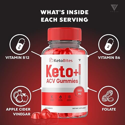 (3 Pack) Keto Bites ACV Gummies, KetoBites Keto ACV Gummies Advanced Weight Loss FyvusUS supplements