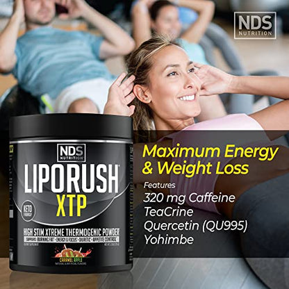 LIPORUSH NDS Nutrition XTP Thermogenic Fat Burner with L-Carnitine - Energy LIPORUSHUS supplements