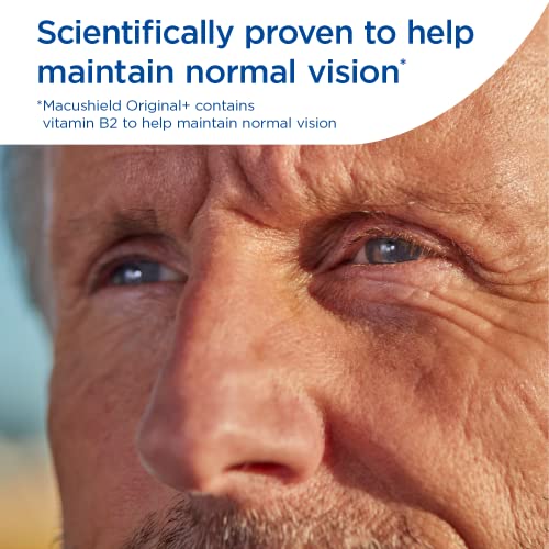 MacuShield Original Plus Capsules - 90 Day Pack, Eye Health Food Supplement containing MacushieldUS supplements