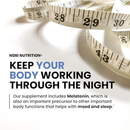 Night Time Fat Burner to Shred Fat While You Sleep | Hunger Suppressant, Carb Blocker Nobi NutritionUS supplements