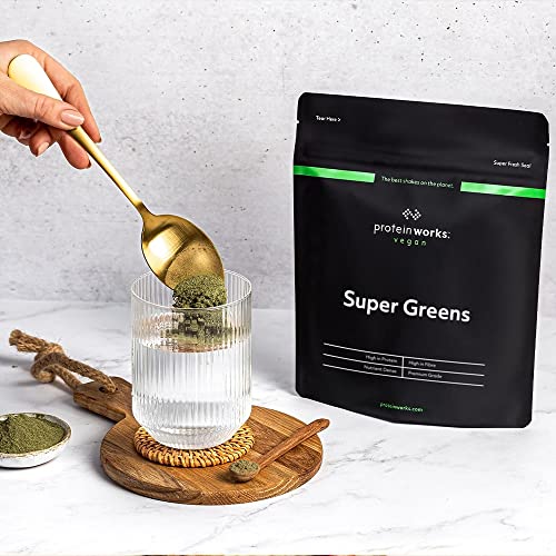 Protein Works Super Greens Powder | Nutrient Dense Detox Shake | Supports Immune System Protein WorksAu supplements