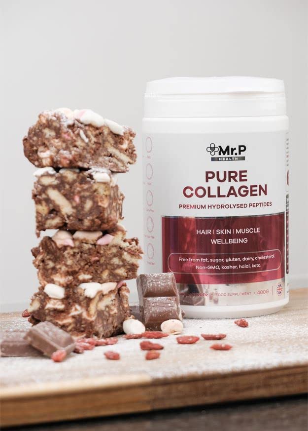 Mr.P Health Pure Collagen Peptides 400g Types I III Food Supplement Unflavoured Powder MR.P HealthAu supplements