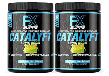 FX Supps Catalyft Pre-Workout Powder Drink for Men & Women, Sonic Boom | Dietary FXSUPPSAu supplements