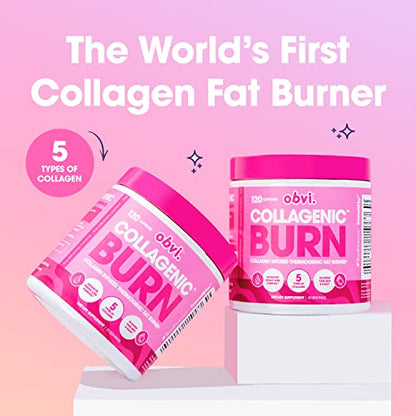 Obvi Collagenic Burn, Collagenic Fat Burner, Thermogenic Fat Burner for Weight Loss ObviUS supplements