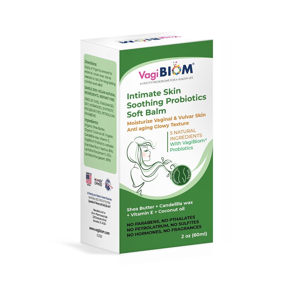 Intimate Skin Soothing Probiotics Soft Balm SheaButter with VagiBiom Lactobacillus crispatus Biom ProbioticsAu supplements
