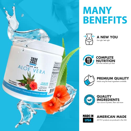 Yes You Can! Organic Aloe Vera Drink Mix - Super Greens Powder - Energy Drink Powder Yes You Can!Au supplements