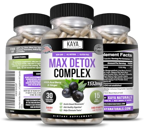 Kaya Naturals - Max Detox - 100% Natural, Healthy, Safe & New, Pure Herbal Ingredients Kaya NaturalsAu supplements
