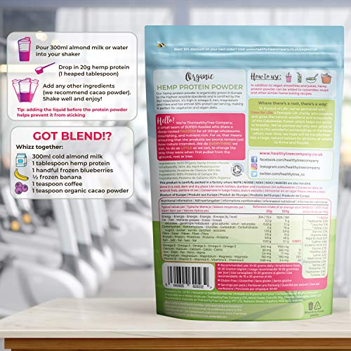 Organic Hemp Protein Powder by TheHealthyTree Company - Harvested in Europe TheHealthyTree CompanyAu supplements