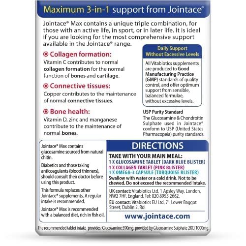 Jointace Vitabiotics Max, 84 Count (Pack of 1) VitabioticsUS supplements