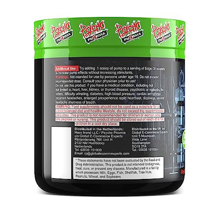 Psycho Pharma Pump it up. Pump it Way up Edge Pump Contains an All-Star Combination Psycho PharmaUS supplements