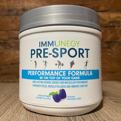IMMUNEGY - PRE-Sport Performance Pre-Workout Formula (Blue Raspberry Delight) IMMUNEGYUS supplements