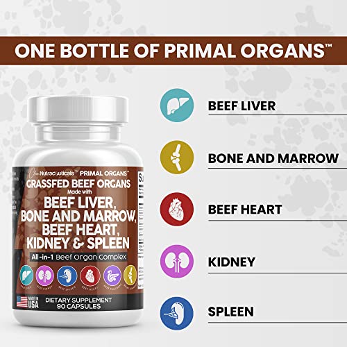 Grass Fed Beef Liver Capsules 3000mg - Premium Quality Beef Organs Clean NutraceuticalsAu supplements