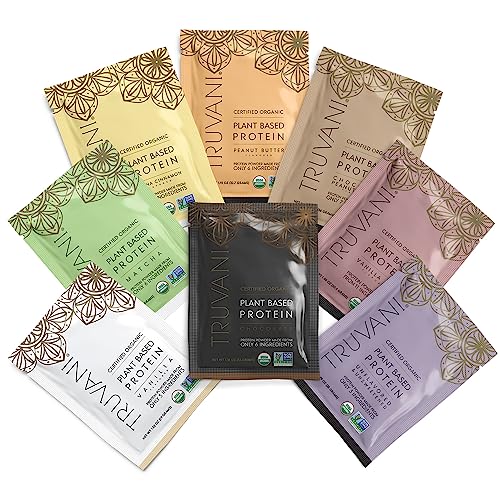 Truvani Organic Vegan Protein Powder Sample Pack - 20g of Plant Based Protein, Organic TruvaniUS supplements