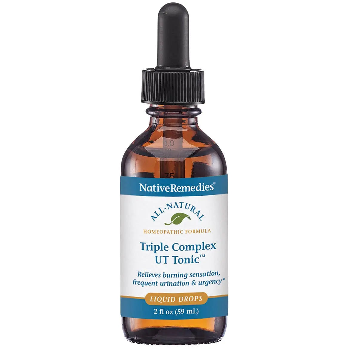 Native Remedies Triple Complex UT Tonic - Natural Homeopathic Formula to Relieve Bladder Irritation, Burning Sensation, Frequent Urination and Urgency - 59 mL Native RemediesAu supplements