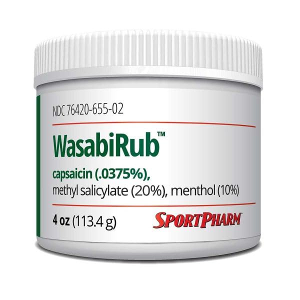 WasabiRub Sports Topical Pain Relief Gel - Joint & Muscle Care - Lightweight Fast-Absorbing Gel for Everyday Movement SportPharmAu supplements