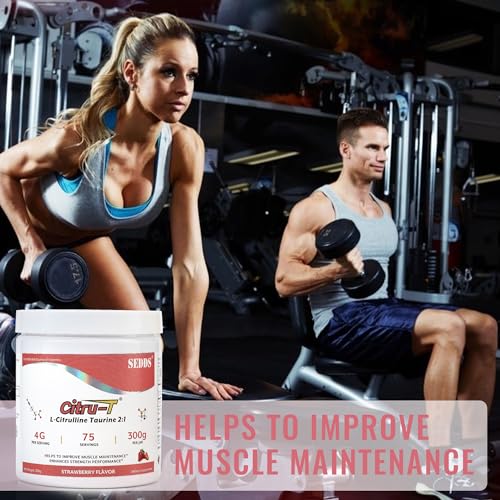 SEDDS Strawberry-Flavored L-Citrulline Taurine 2:1, L Citrulline Powder, Unflavored Vegan SEDDSAu supplements