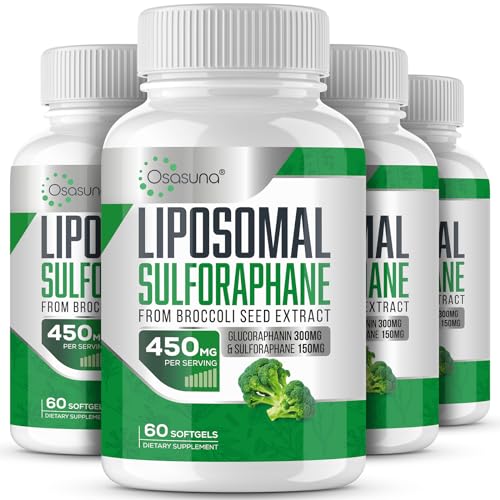 Osasuna Liposomal Sulforaphane 450MG, Maximum Absorption, 240 Softge OsasunaUS supplements