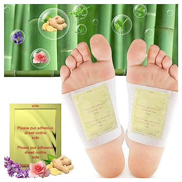 Foot Pads maguja 100Pcs Deep Cleansing Foot Pads for Stress Relief | Better Sleep | Foot Care magujaAu supplements