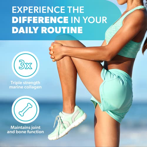 Marine Collagen Capsules - 1855mg - 120 Capsules - Enriched with Hyaluronic Acid & Vitamins C & E Hello PureAu supplements