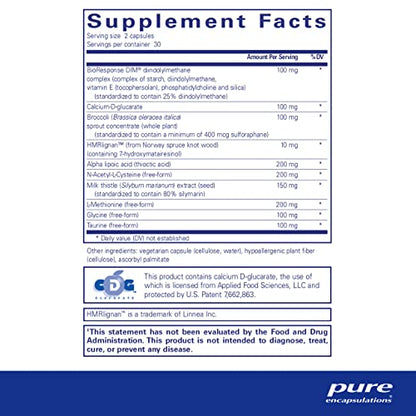 Pure Encapsulations DIM Detox | Supplement Support for Detoxification and Cellular Pure EncapsulationsUS supplements