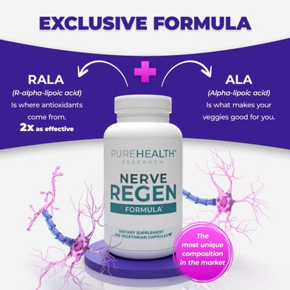 PUREHEALTH RESEARCH Nerve Regen Formula PUREHEALTH RESEARCHUS supplements