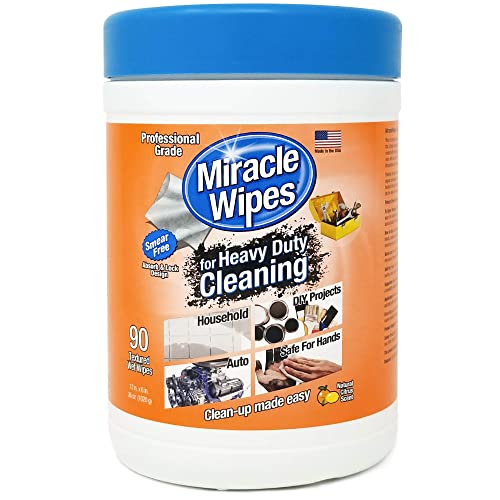 MiracleWipes for Heavy Duty Cleaning (90 Count) - All Purpose Cleaner, Kitchens MiracleWipesUS supplements