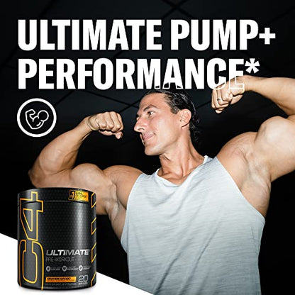 Cellucor C4 Ultimate Pre Workout Powder Orange Mango - Sugar Free Preworkout CellucorUS supplements