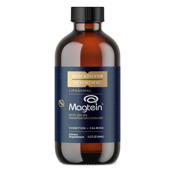 Quicksilver Scientific Liposomal Magtein - Magnesium Supplement for Brain Function Support - Stress, Sleep & Memory Support - Gluten-Free, Sugar-Free & Vegan - 15.2 fl oz (30 Servings) Quicksilver ScientificUS supplements