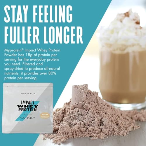 MyProtein Impact Whey Protein , Mocha Pouch, Size: 2.2lbs MyproteinUS supplements