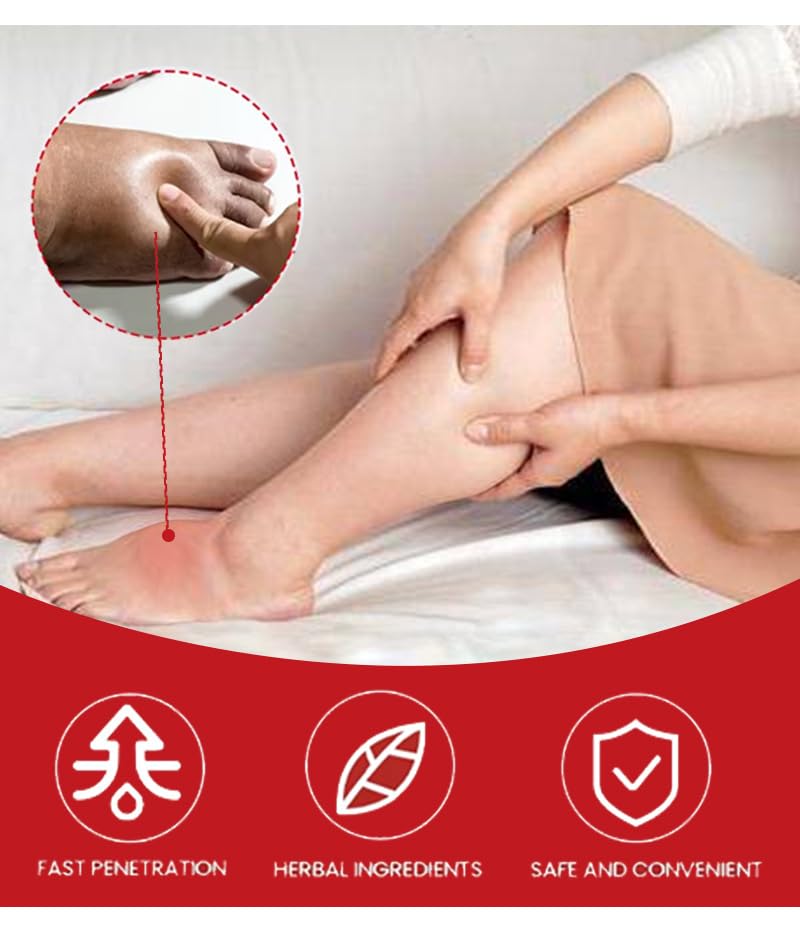 Leg Slimming Massage Cream | Soothing Swelling, Tightening Skin, Auxiliary Care for Reducing Edema （2 Pieces） bobojujuAu supplements