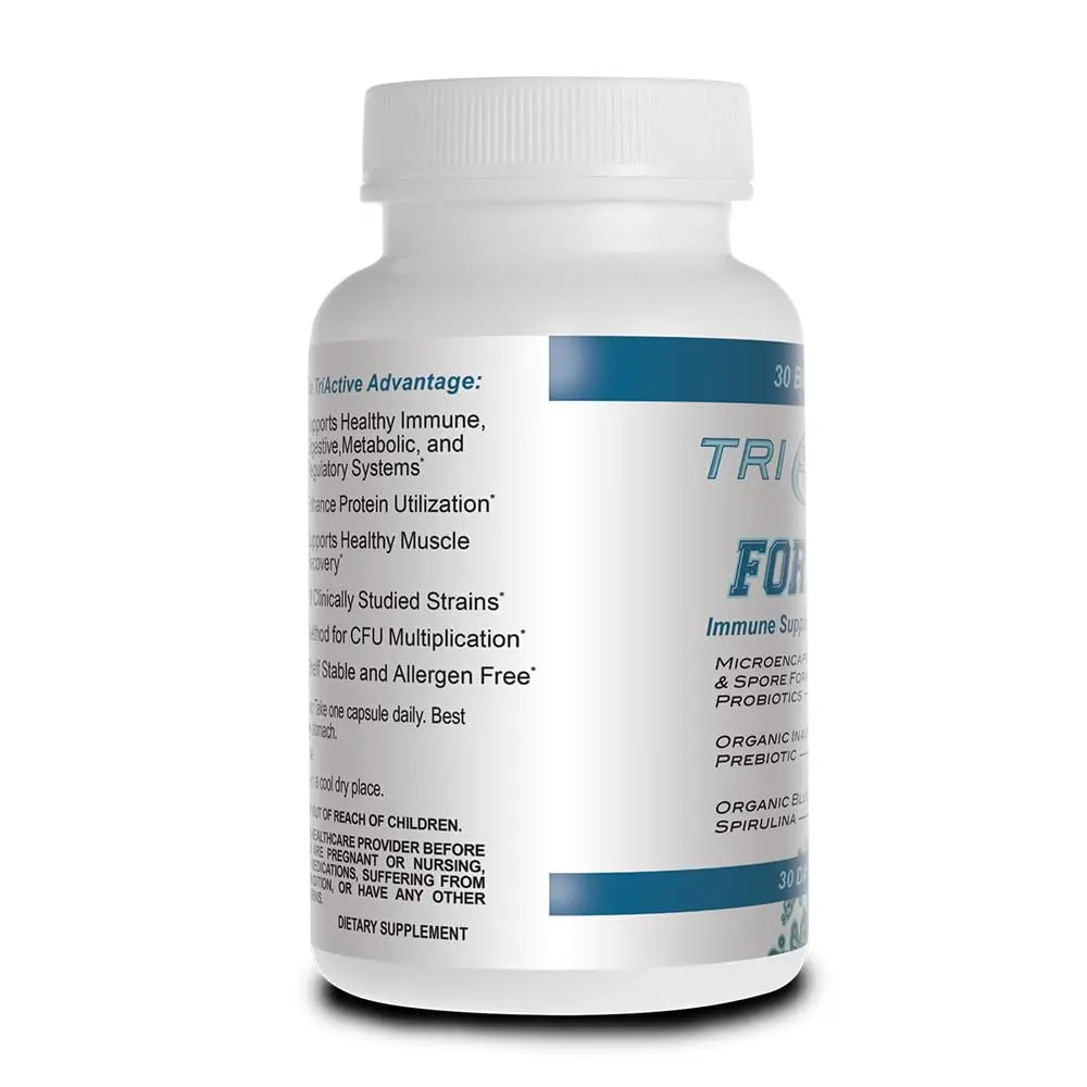 Essential Source TriActive Biotics for Men - Probiotic Capsules, 30 Billion CFU with Prebiotics & Blue Spirulina, Shelf Stable, Allergen Free, Digestive & Immune Support, 30 Count Essential Sourcenz supplements