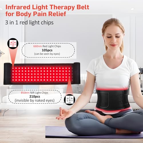 Red Light Therapy for Body, Infrared Light Therapy for Shoulder Waist Muscle Pain Relief GMOWNWUS supplements