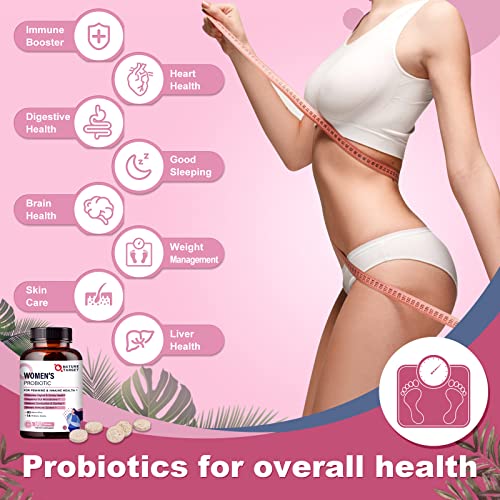 Probiotics-for-Women, Probiotics and Prebiotics, Cranberry and D-Mannose, 50-Billion NATURE TARGETAu supplements