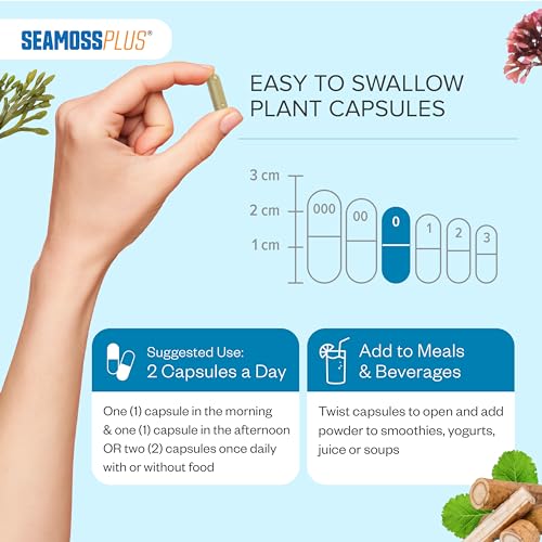 Power By Naturals Sea Moss Plus - USDA Certified Organic Wildcrafted Irish Seamoss Power By NaturalsAu supplements