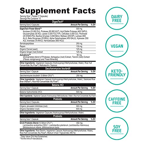 ONNIT Total Gut Health - Complete Probiotics & Digestive Enzyme Supplement ONNITAu supplements