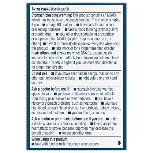 Advil Pain Reliever and Fever Reducer, Ibuprofen 200mg for Pain Relief - 24 Coated Tablets AdvilAu supplements