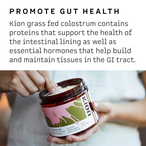 Kion Colostrum | Grass-Fed Bovine | Gut Health and Immune Support | 30 Servings KionUS supplements
